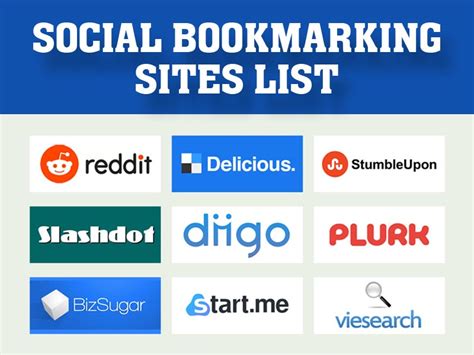 New Social Bookmarking Sites List 2018 – Sleek Infosolutions .